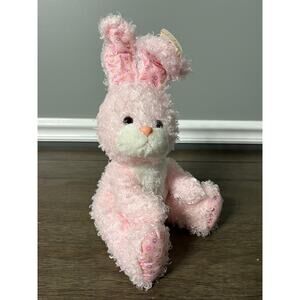 Vintage TySilk 2005 Eggsworth the Pink Easter Bunny‎ Plush
